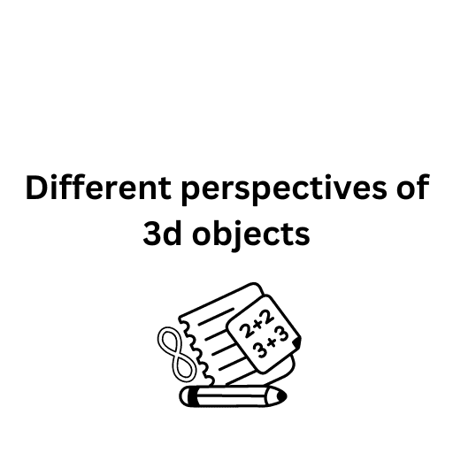 Different perspectives of 3d objects